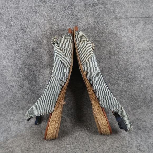 Nicole Shoes Womens 8.5 Sandals Slingback Peep Toe Orlando Wide Buckle Knot - Picture 9 of 12